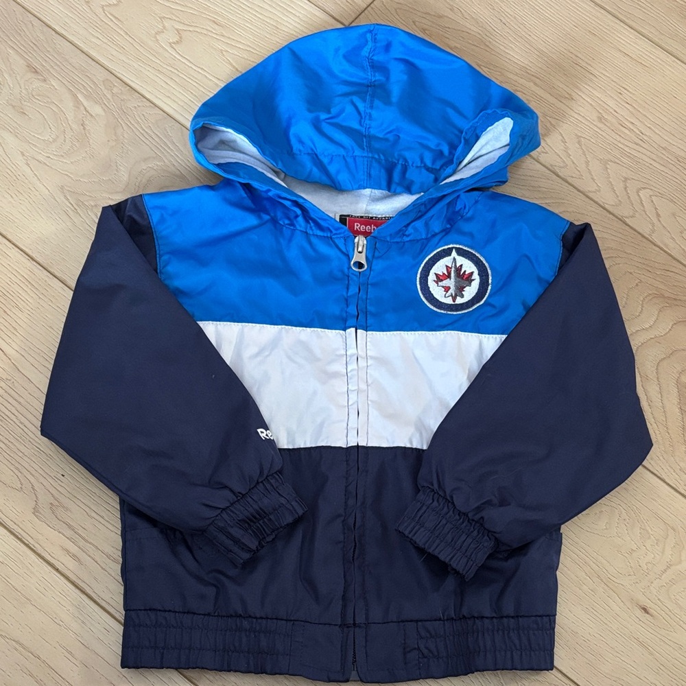 Reebok Navy and White Kids' Jacket